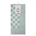 Komplet ściereczek kuchennych 2szt 50x70 cm bawełniany kolor zielony zdobionych motywem szachownicy 200 g/m2 MAURO Eurofirany