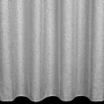 Firana szyta na taśmie fala srebrna lekko połyskująca z efektem bukli, wykończona obciążnikiem