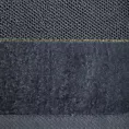 Ręcznik do rąk 30x50 cm bawełniany kolor stalowy z welwetową bordiurą 550 g/m2 ARIA Eurofirany
