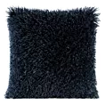 Poszewka na poduszkę 45x45 cm o strukturze miękkiego futra granatowa SANA Eurofirany
