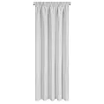 Zasłona srebrna 100% zaciemniająca z tkaniny typu blackout 135x270 cm taśma SUZAN Eurofirany