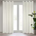 Zasłona kremowa w stylu eko 140x260 cm przelotka SANDI Eurofirany