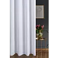 Zasłona szyta na flexach CASSIA naturalna Z MIĘKKIEJ TKANINY O REGULARNYM, LUŹNYM SPLOCIE, WYKOŃCZONA OBCIĄŻNIKIEM