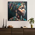 Obraz nadruk na płótnie portret kobiety Eurofirany