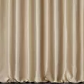 Zasłona szyta na taśmie 8 cm beżowa z jednokolorowej gładkiej tkaniny