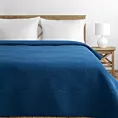 Narzuta welwetowa granatowa 170x210 cm pikowana metodą hot press - VELVET2 Eurofiran