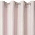 Zasłona różowa o strukturze płótna 140x250 cm przelotka LIV EUROFIRANY