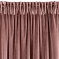 Zasłona ciemnoróżowa z ekskluzywnego matowego welwetu 140x270 cm taśma RIA Diva Line Eurofirany