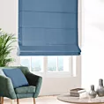 Roleta rzymska DORA - HIT ciemnoniebieska z miękkiej tkaniny o welurowej strukturze