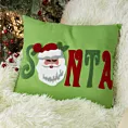 Poszewka na poduszkę 45x45 cm z aplikacją z mikołajem NIKOLAS Eurofirany