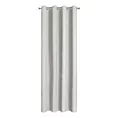 Zasłona jasnoszara z tkaniny welurowej 420x260 cm przelotka - Dora Eurofirany