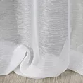 Firana biała przetykana srebrną nicią 140x250 cm przelotka ARLONA Eurofirany