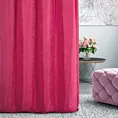 Zasłona szyta na flexach DORA - HIT amarantowa z miękkiej tkaniny o welurowej strukturze