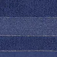Ręcznik do rąk 30x50 cm bawełniany kolor granatowy z ozdobną bordiurą 500 g/m2 NESSY Eurofirany