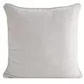 Poszewka na poduszkę 45x45 cm platynowa z szenilowej tkaniny - VANI Eurofirany
