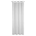 Firana biała z delikatnymi prążkami i efektem deszczyku 140x250 cm przelotka PILAR Eurofirany