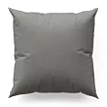 Poszewka szyta szara z gładkiej zaciemniającej tkaniny typu dimout