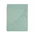 Prześcieradło gładkie z gumką 220x200 cm z satyny bawełnianej kolor miętowy 125 g/m2 NOVA 3 Eurofirany