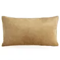 Poduszka 30 x 50 cm welwetowa miodowa z kontrastującą lamówką GAJA 3 Eurofirany