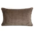 Poszewka na poduszkę 30x50 cm beżowa z miękkiej futrzanej tkaniny NINA Eurofirany