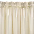 Zasłona kremowa z gładkiego welwetu 140x270 taśma SIBEL Pierre Cardin Eurofirany