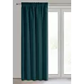 Zasłona petrol zaciemniająca gładka półmatowa 135x270 cm taśma LOGAN Eurofirany