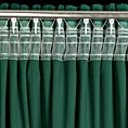 Zasłona butelkowa zieleń z matowego welwetu 140x270 cm taśma MELANIE Eurofirany