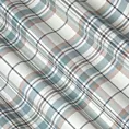 Tkanina zasłonowa o płóciennym splocie w kratkę Eurofirany