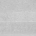 Ręcznik kąpielowy 70x140 cm bawełniany kolor srebrny z welurową bordiurą 500 g/m2 EMMA Eurofirany
