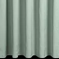 Zasłona szyta na taśmie 5 cm miętowa z tkaniny strukturalnej z delikatnym połyskiem