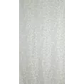 Zasłona biała zdobiona szenilowym haftem w liście 140x250 cm przelotki - ILENA Eurofirany
