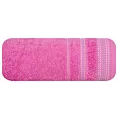 Ręcznik do rąk 30x50 cm bawełniany kolor różowy z ozdobnym stębnowaniem 500 g/m2 POLA Eurofirany