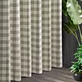 Tkanina zasłonowa o płóciennym splocie w kratkę Eurofirany