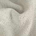 Zasłona szyta na taśmie fala kremowa z tkaniny o grubym splocie i efektem melanżu