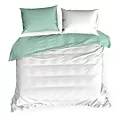 Pościel 160x200 cm bawełniana kolor biały, miętowy dwustronna NOVA 3 Eurofirany