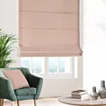 Roleta rzymska ADESSA pudrowo różowa z miękkiej tkaniny o welurowej strukturze