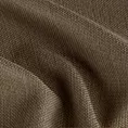 Poszewka szyta brązowa o naturalnym charakterze, z widocznym, ozdobnym splotem