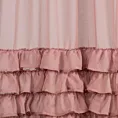 Firana różowa z falbanami 140x250 cm taśma DOLLY DIVA LINE Eurofirany