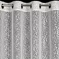 Dekoracja okienna biała z żakardowym wzorem 140x250 cm przelotka MERA Eurofirany