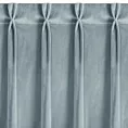 Zasłona srebrna z welwetowej tkaniny 80x270 cm system flex - MELANIE Eurofirany