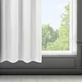 Zasłona biała zaciemniająca gładka półmatowa 140x175 cm przelotka LOGAN Eurofirany