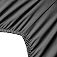 Prześcieradło z gumką 180x200 cm z mikrowłókna kolor stalowy 90 g/m2 SOFT Design 91 Eurofirany