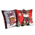 Poszewka świąteczna RENNE z trójwymiarowym reniferem Eurofirany