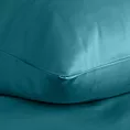 Pościel 160x200 cm gładka z satyny bawełnianej kolor turkusowy DINA Diva Line Eurofirany