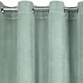 Zasłona jasnomiętowa z tkaniny welwetowej 140x250 cm przelotka ROSA Design 91 Eurofirany