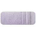 Ręcznik do rąk 50x90 cm bawełniany kolor liliowy z ozdobnym stebnowaniem 500 g/m2 POLA Eurofirany