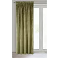 Zasłona oliwkowa z ekskluzywnego matowego welwetu 140x270 cm taśma RIA Diva Line Eurofirany