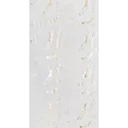 Zasłona biało, złocista zdobiona nadrukiem marmurku 140x250 cm przelotka LANI Eurofirany