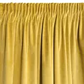 Zasłona musztardowa z miękkiego welwetu 140x250 cm taśma SUZANA Eurofirany