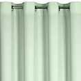 Zasłona jasnozielona z matowej gładkiej tkaniny 140x250 cm przelotka RITA Eurofirany